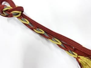 未使用品　正絹　手組帯締め